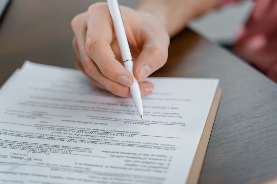 Close-up photo of a hand signing a large check, representing executive political donations like the reported $25M gift.