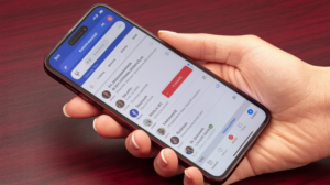 Smartphone displaying a Facebook group page, used as the article featured image