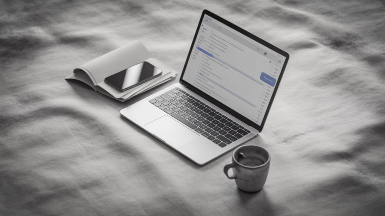 A business email mistake in a modern office setting