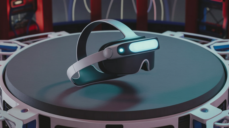 VR headset with a forehead-mounted sensor module