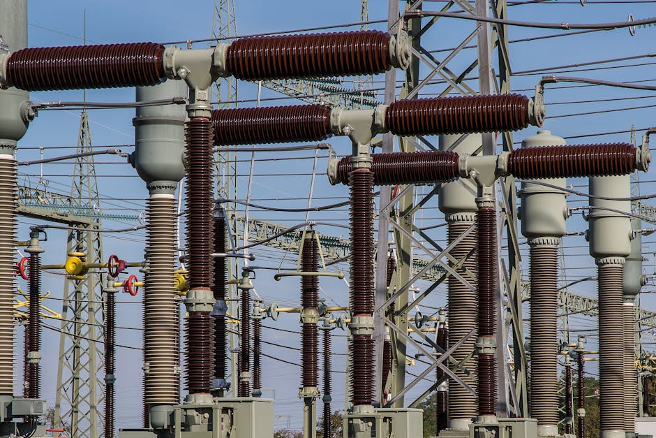 High voltage transformer yard