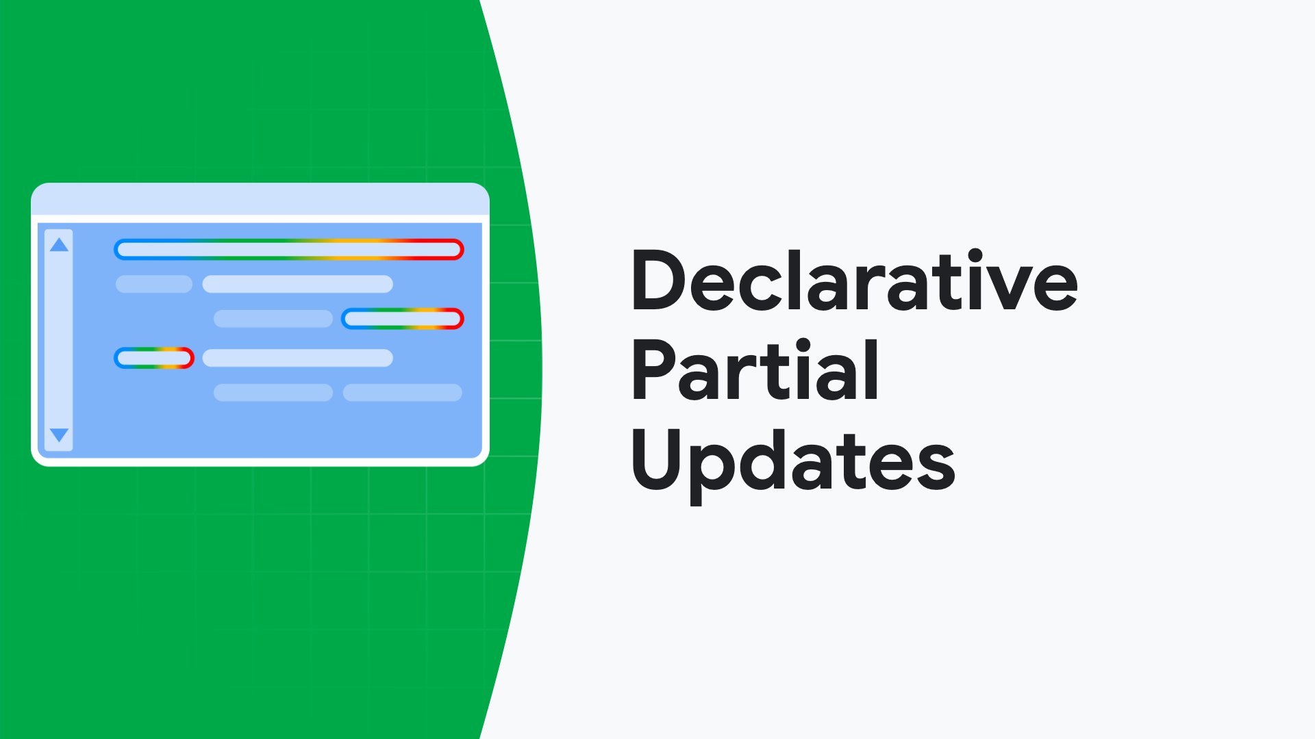 Chrome proposes native partial page updates