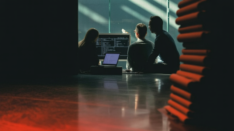 was real: Editorial image of a software company office