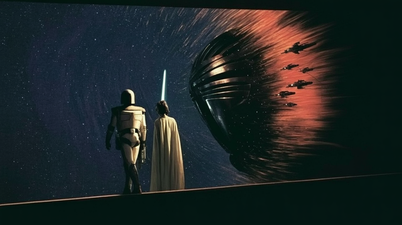 Editorial featured image inspired by the original 1977 Star Wars theatrical poster