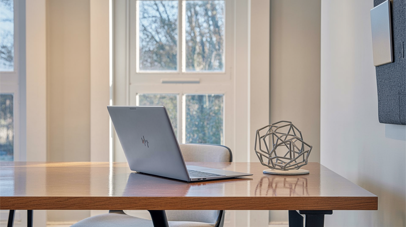 Laptop representing local AI workflows on a user device