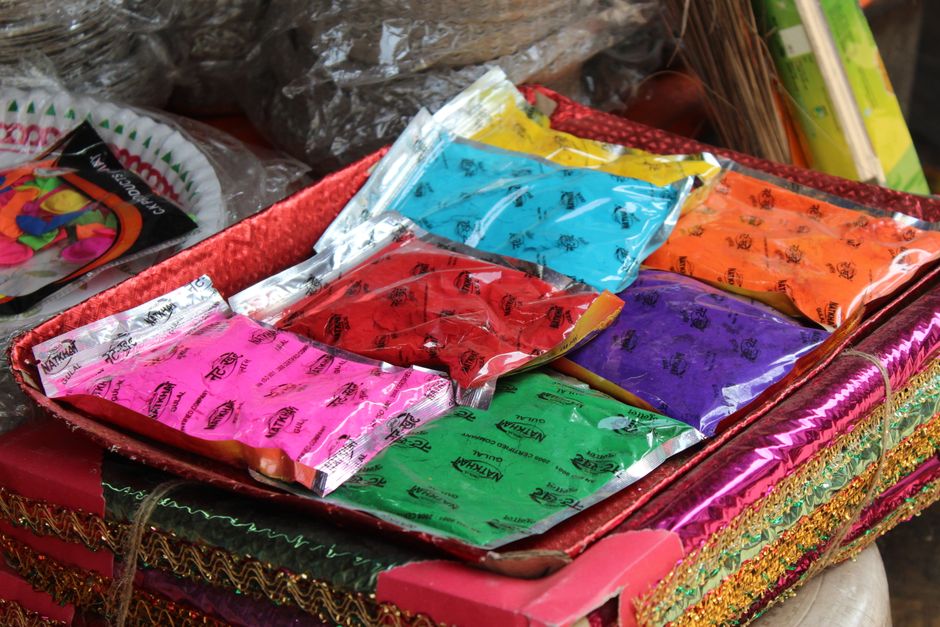 The Kumari being carried in a chariot during Indra Jatra