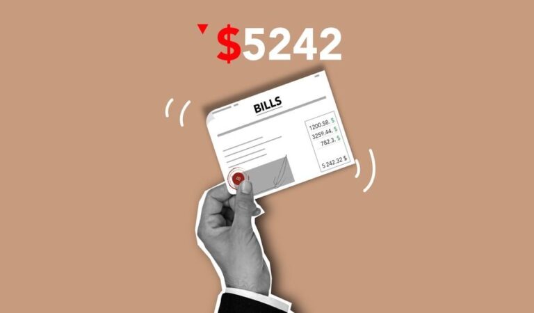 aws estimated billing bug: AWS billing dashboard on a screen showing cloud cost estimates