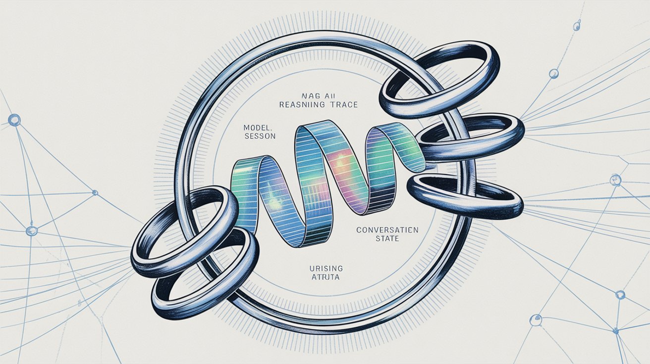 A reasoning trace is cryptographically bound to a specific model, user, session, and conversation state