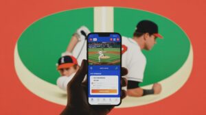 A smartphone displaying a sports betting app