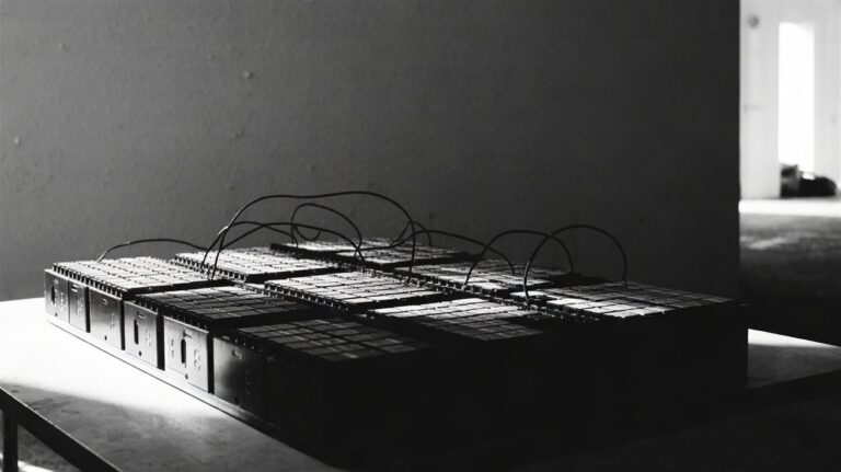 Racks of SIM-card hardware used to route large volumes of text messages.