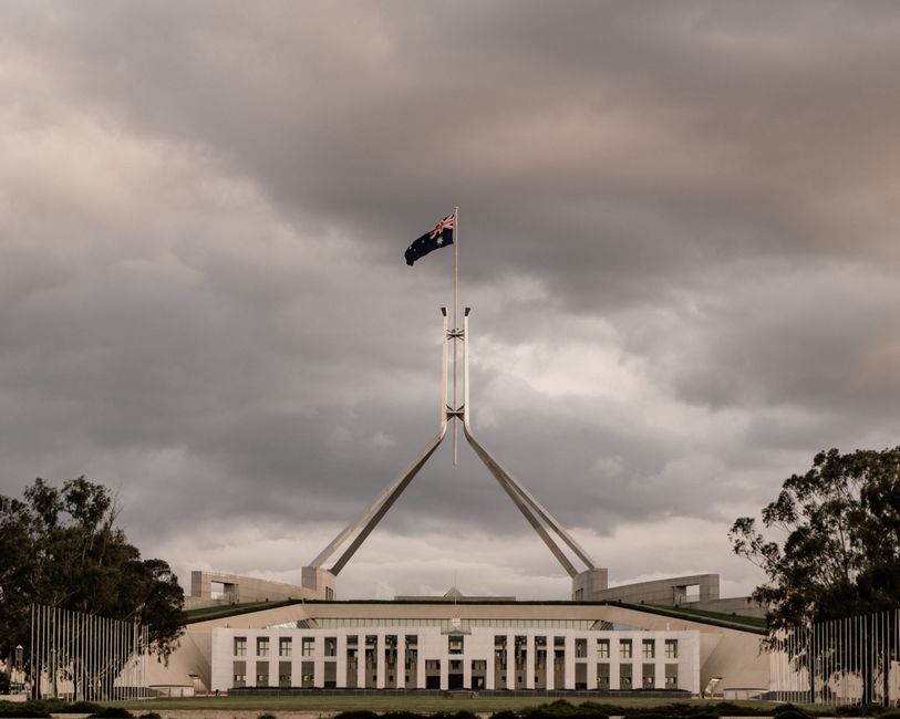 Pauline Hanson campaigning for Australia's One Nation party.